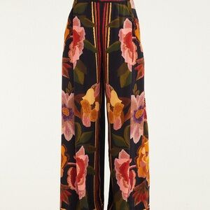 FARM Rio Multicolor Floral Wide-Leg Pants